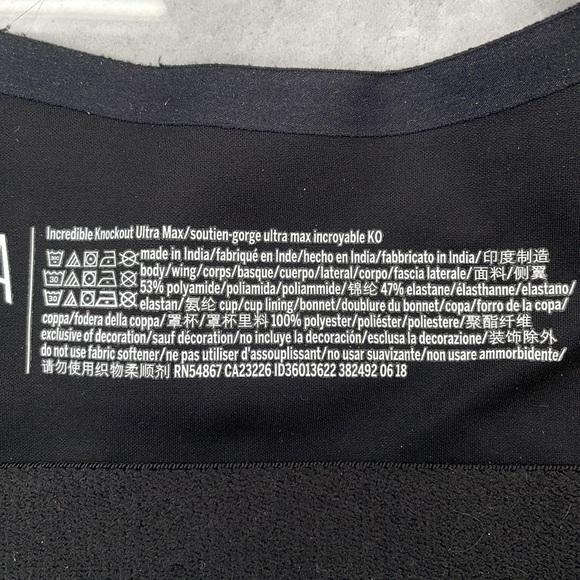 Women's Victoria’s Secret Sport Incredible Knockout Ultra Max Sports Bra 34B - Picture 16 of 16